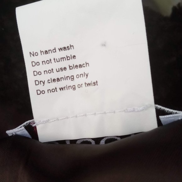 Chocolate Brown Vest from the Olsen Collection Size 14 Luxurious & Warm - Picture 8 of 8